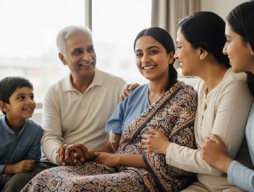 Patient 2 with family