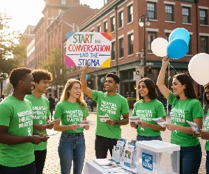 Volunteers in awareness drive